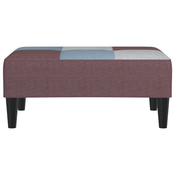 vidaXL Stolček za noge večbarven 78x56x32 cm blago