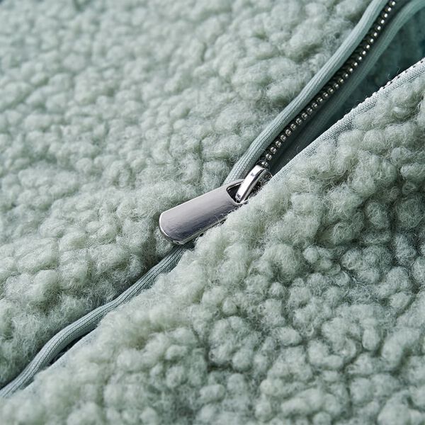 Otro&scaron;ka jakna s kapuco umetno krzno mint zelena 128