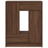 vidaXL Komoda s predali in vrati, rjavega hrasta, 73x31x90 cm