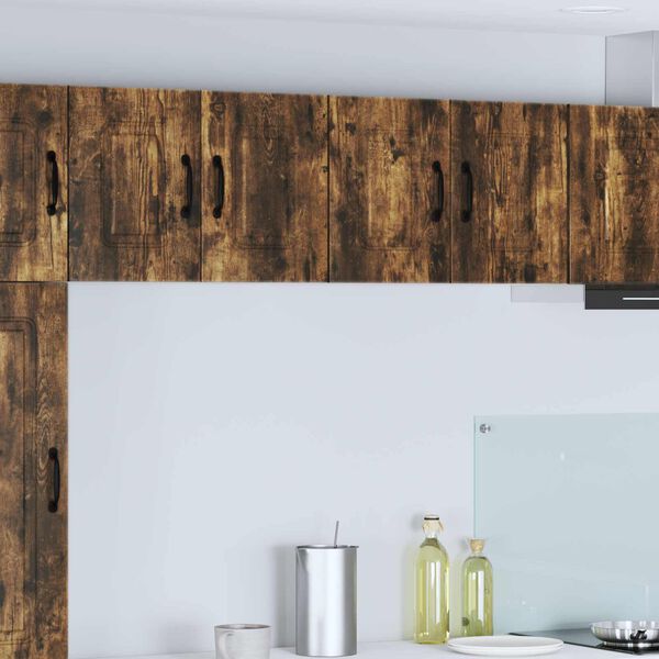 vidaXL Kuhinjski element Kalmar 2 pcs Dimljeni oreh 60 x 31 x 40 cm