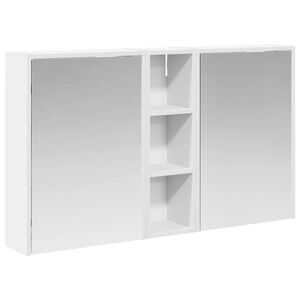 vidaXL Komplet omaric za kopalnico 3 pcs 106 x 16 x 62,5 cm