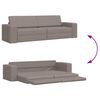 vidaXL Sofa postelja 200cm Taupe blago