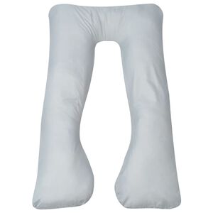 vidaXL Nosečni&scaron;ki Vzglavnik 90x145 cm Sive Barve