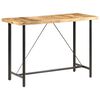 vidaXL Barska miza 150x70x107 cm robusten mangov les