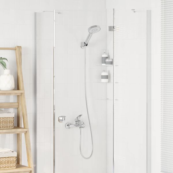 vidaXL Komplet tuš glav Krom G 1 / 2 palca