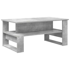 vidaXL Klubska miza Betonsko siva 90 x 50 x 40 cm Konstruiran les