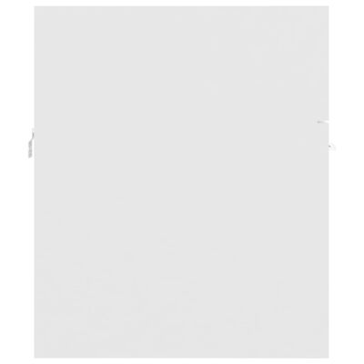 vidaXL Omarica za umivalnik bela 41x38,5x46 cm iverna plošča