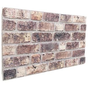 vidaXL Stenske plo&scaron;če 10 kos 100 x 50 cm Temno rjava EPS pena