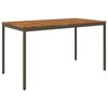 vidaXL Vrtni Bar Miza Naravna in kava 196 x 100,5 x 105 cm