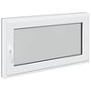 vidaXL Okno za klet RISOR 110 x 50 cm PVC in steklo Antracit