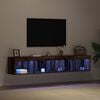 vidaXL Komplet TV omaric z LED lučmi 2 pcs Star les 80 x 30 x 30 cm