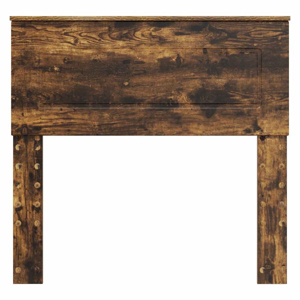 vidaXL Vzglavje Dimljeni oreh 100 cm Konstruiran les