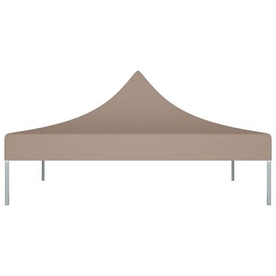 vidaXL Streha za vrtni šotor 3x3 m taupe 270 g/m²