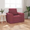 vidaXL Sofa postelja Vinorodna rdeča 98 x 71 x 83 cm blago