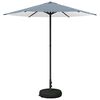 vidaXL Vrtna senčnica z osnovo 230 x 230 cm Poliester Pravokotna