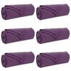 vidaXL Obloge 6 kos Vijolična 200 x 150 cm 2.61 kg Flis