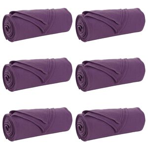 vidaXL Obloge 6 kos Vijolična 200 x 150 cm 2.61 kg Flis