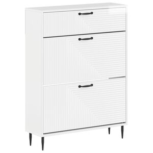 vidaXL Omara za čevlje HAARLEM 78 x 24 x 103 cm Inženirski les