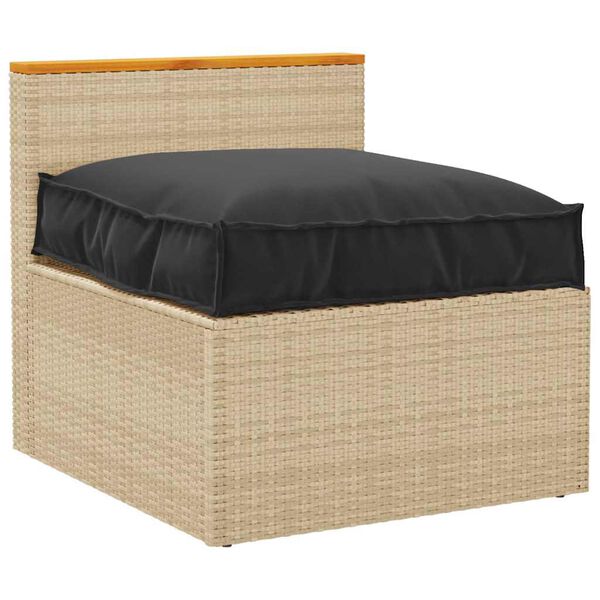 vidaXL Blazina Črna 70 x 70 x 12 cm Oxford tkanina