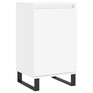 vidaXL Komoda bela 40x35x70 cm inženirski les