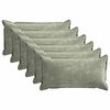 vidaXL Prevleka za blazino 6 kos HOUTEN Zelena 40 x 80 cm
