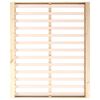 vidaXL Posteljni okvir 120x200 cm trden les