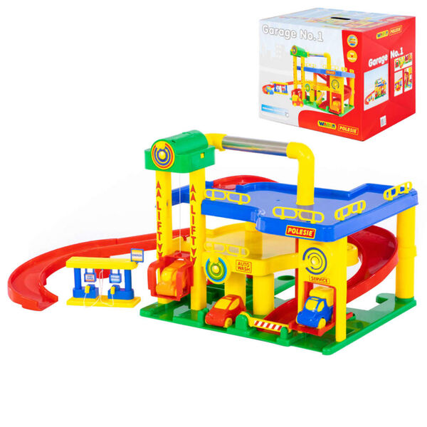 Polesie Wader Garažna hi&scaron;a 8-delna s 3 nadstropji 86x38x38 cm PP