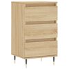 vidaXL Komoda sonoma hrast 40x35x70 cm inženirski les