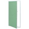 vidaXL Dostopna enota Zelena in srebrna 55 x 105 cm