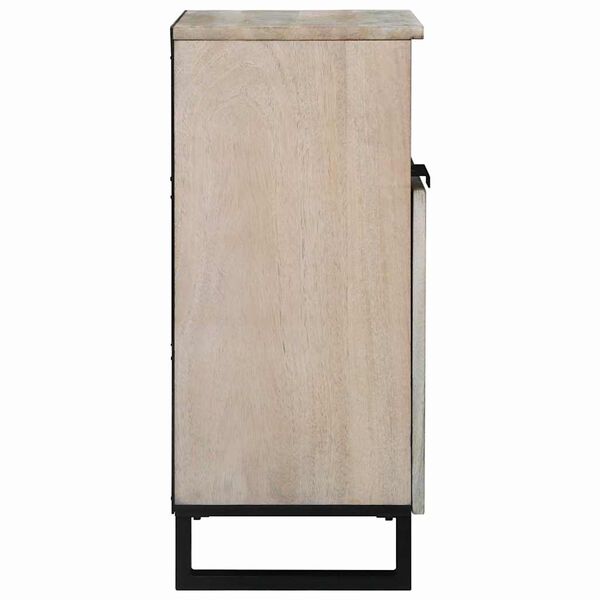 vidaXL Omare in policami za shranjevanje medijev Bela in črna