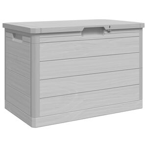 vidaXL Zunanja &scaron;katla za blazine siva 77,5x44,5x53 cm PP