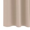 vidaXL Zavese za zatemnitev z obroči 2 pcs Taupe 140 x 140 cm