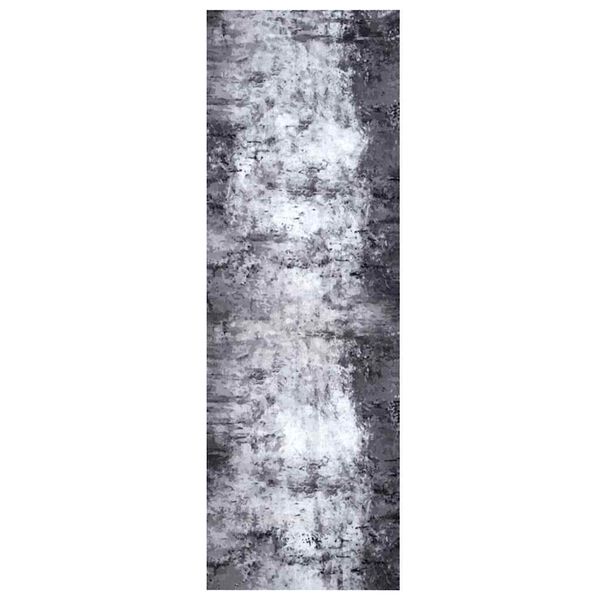 vidaXL Kuhinjska preproga Siva 180 x 60 cm Žamet