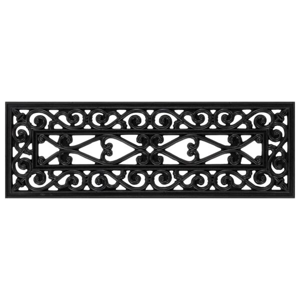 vidaXL Podloge za stopnice 10 kosov 25x75 cm guma