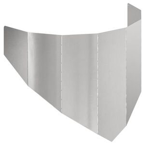 vidaXL Robovi trave 100 x 45 cm Jeklo Srebrna