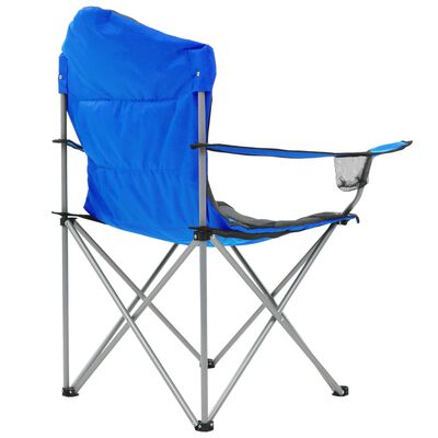 vidaXL Zložljivi stoli za kampiranje 2 kosa 96x60x102 cm modri