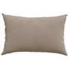 vidaXL Blazine za kavč 2 pcs Taupe 60 x 40 cm blago