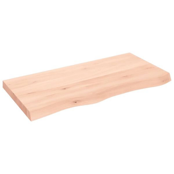vidaXL Kopalni&scaron;ki pult 100x50x(2-6) cm neobdelan trden les