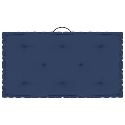 vidaXL Talne blazine za palete 6 kosov svetlo mornarsko modre bombaž