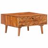 vidaXL Klubska mizica 68x68x38 cm trden akacijev les