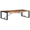 vidaXL Klubska mizica 140x70x40 cm trden les z izgledom palisandra