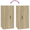 vidaXL Stenska TV omarica sonoma hrast 40x34,5x80 cm