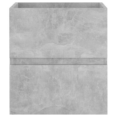 vidaXL Omarica za umivalnik betonsko siva 41x38,5x45 cm iverna plošča