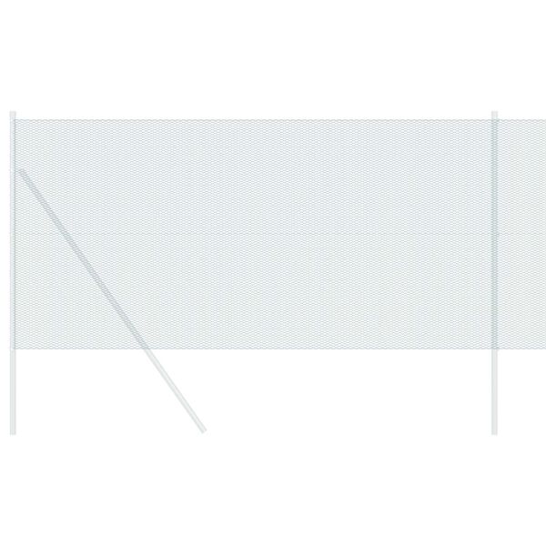 vidaXL &Scaron;esterokotna ograja Zelena 1,4 x 10 m PVC