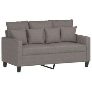 vidaXL Dvosed taupe 120 cm blago