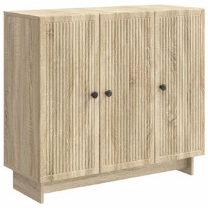 vidaXL Strani &scaron;al Sonoma hrast 89 x 34,5 x 80 cm Inženirski les