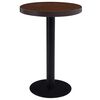 vidaXL Bistro miza temno rjava 60 cm mediapan