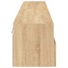 vidaXL Stenske TV omarice 2 kosa sonoma hrast 100x30x30 cm inž. les