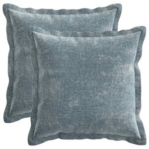 vidaXL Prevleka za blazino 2 pcs HOUTEN Svetlo modra 40 x 40 cm