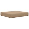 vidaXL Zunanja blazina za kavč 2 pcs Taupe Poliester